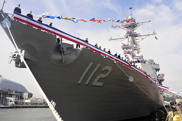 The guided-missile destroyer USS Michael Murphy (DDG 112). Photo courtesy of the U.S. Taxpayer (from .Mil website) 