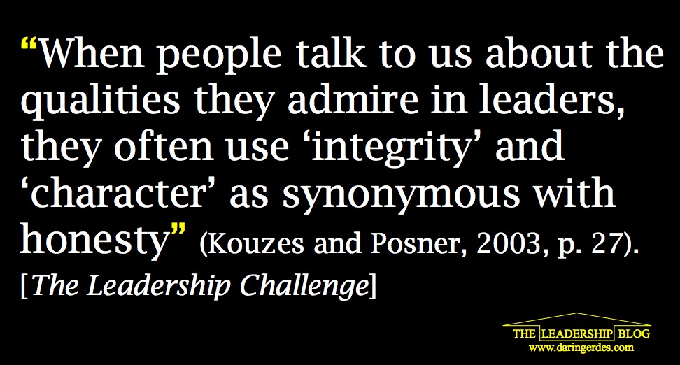 Integrity and Character Leadership quotes